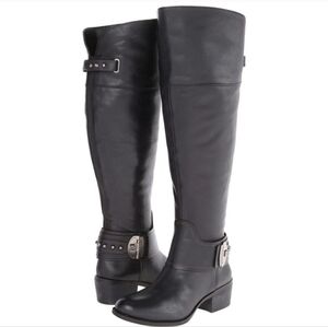 Vince Camuto Black Over the Knee Boots